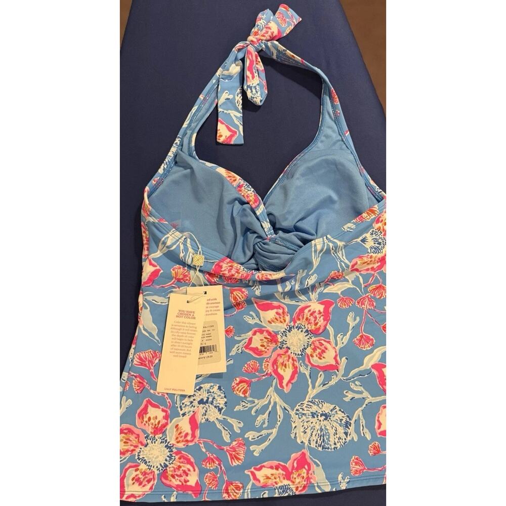 NWT Lilly Pulitzer Coen Tankini Top Bahamian Rhapsody SZ 6 - Picture 11 of 14